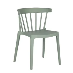 Wohnen Design Kunststoff Stuhl in Hellgrün - Dave (2er Set)