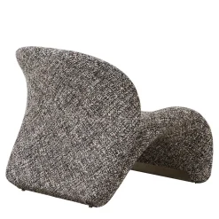 Wohnen Design Loungesessel in Dunkelbraun meliert - Sacalobra