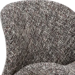 Wohnen Design Loungesessel in Dunkelbraun meliert - Sacalobra