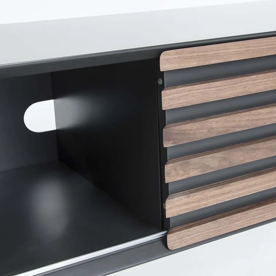 Design Lowboard für Fernseher Trupea in Dunkelgrau^Wohnen New