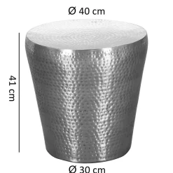Wohnen Design Metall Beistelltisch aus Aluminium - Vanimarias