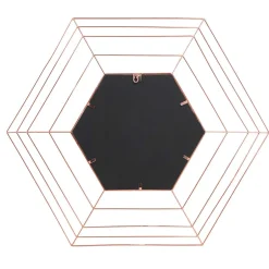 Wohnen Design Metall Spiegel in Kupferfarben - Monika