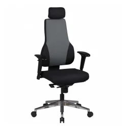 Design Office Schreibtischstuhl in Schwarz & Grau - Tyrone^Wohnen Sale