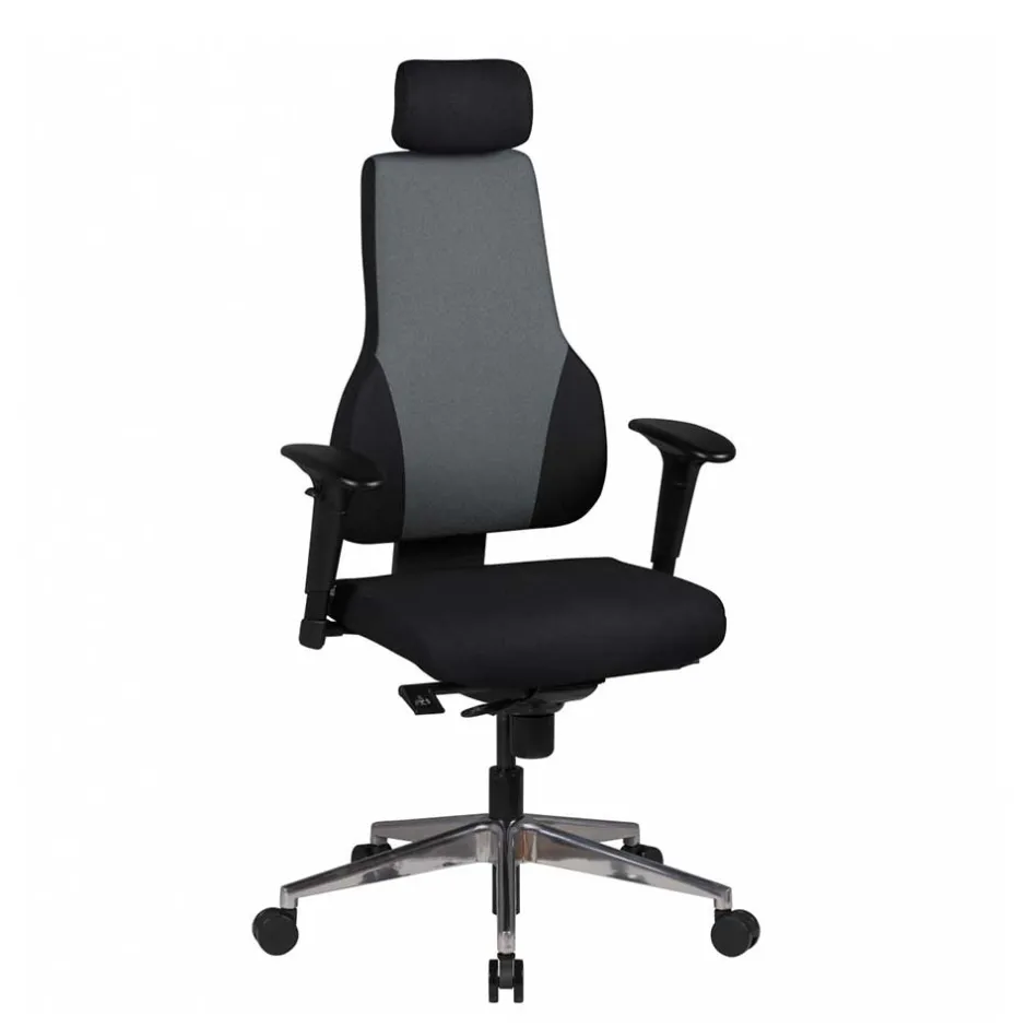 Design Office Schreibtischstuhl in Schwarz & Grau - Tyrone^Wohnen Sale