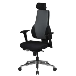 Design Office Schreibtischstuhl in Schwarz & Grau - Tyrone^Wohnen Sale