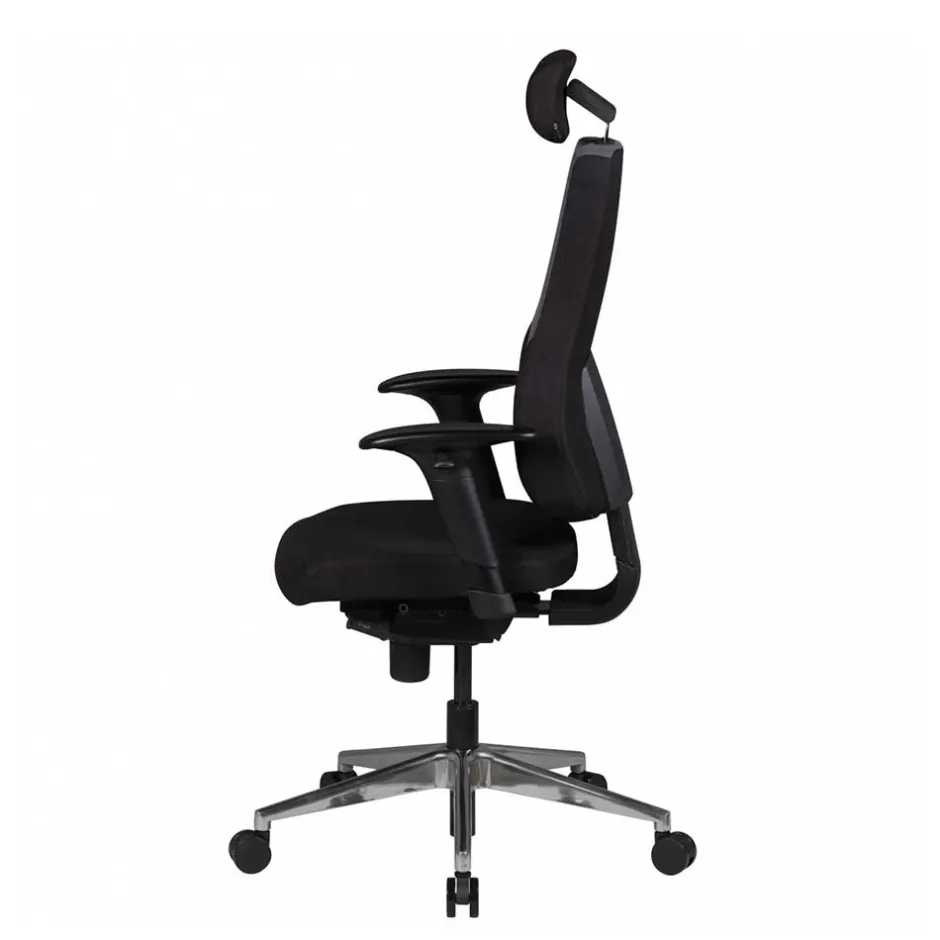 Design Office Schreibtischstuhl in Schwarz & Grau - Tyrone^Wohnen Sale