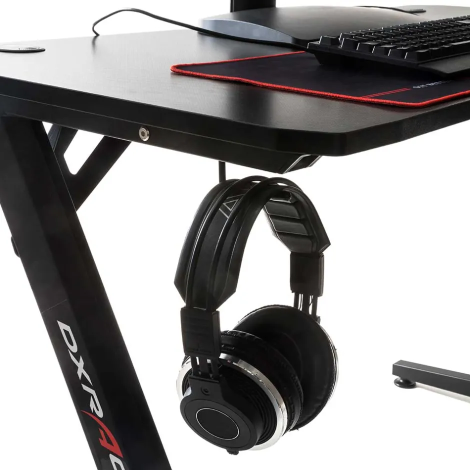 Wohnen Design PC Computertisch in Schwarz - Aribert