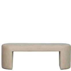 Wohnen Design Polsterbank in Beige Chenille - Settings