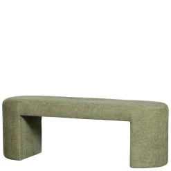 Wohnen Design Polsterbank in Oliv Grün Chenille - Baverly