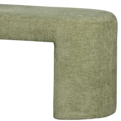 Wohnen Design Polsterbank in Oliv Grün Chenille - Baverly