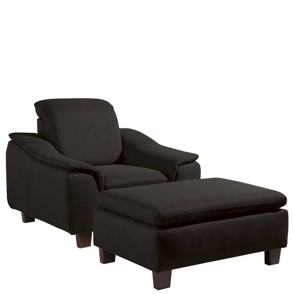 Wohnen Design Polstersessel in Dunkelbraun - Acristodat