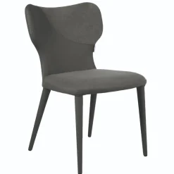 Design Polsterstühle im Material Mix - Navy (2er Set)^Wohnen Best