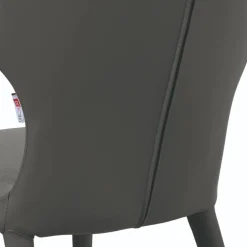 Design Polsterstühle im Material Mix - Navy (2er Set)^Wohnen Best