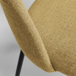 Wohnen Design Polsterstühle in Gelb - Veneziana (4er Set)