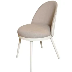 Design Polsterstuhl in Weiß Beige - Grandios^Wohnen