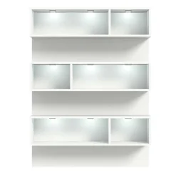 Wohnen Design Regal für Schuhe mit LED - Dany