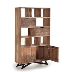 Wohnen Design Regal mit Türen und Schubladen - Merlan