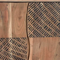 Wohnen Design Regal mit Türen und Schubladen - Merlan