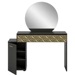 Design Schminktisch in Schwarz und Gold - Madrilena^Wohnen Hot
