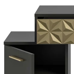 Design Schminktisch in Schwarz und Gold - Madrilena^Wohnen Hot