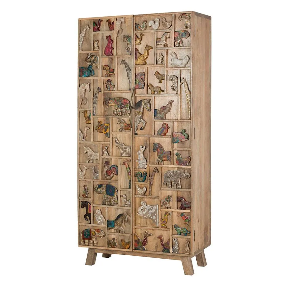 Design Schrank mit Tier Dekor - Widama^Wohnen Online