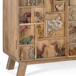 Design Schrank mit Tier Dekor - Widama^Wohnen Online