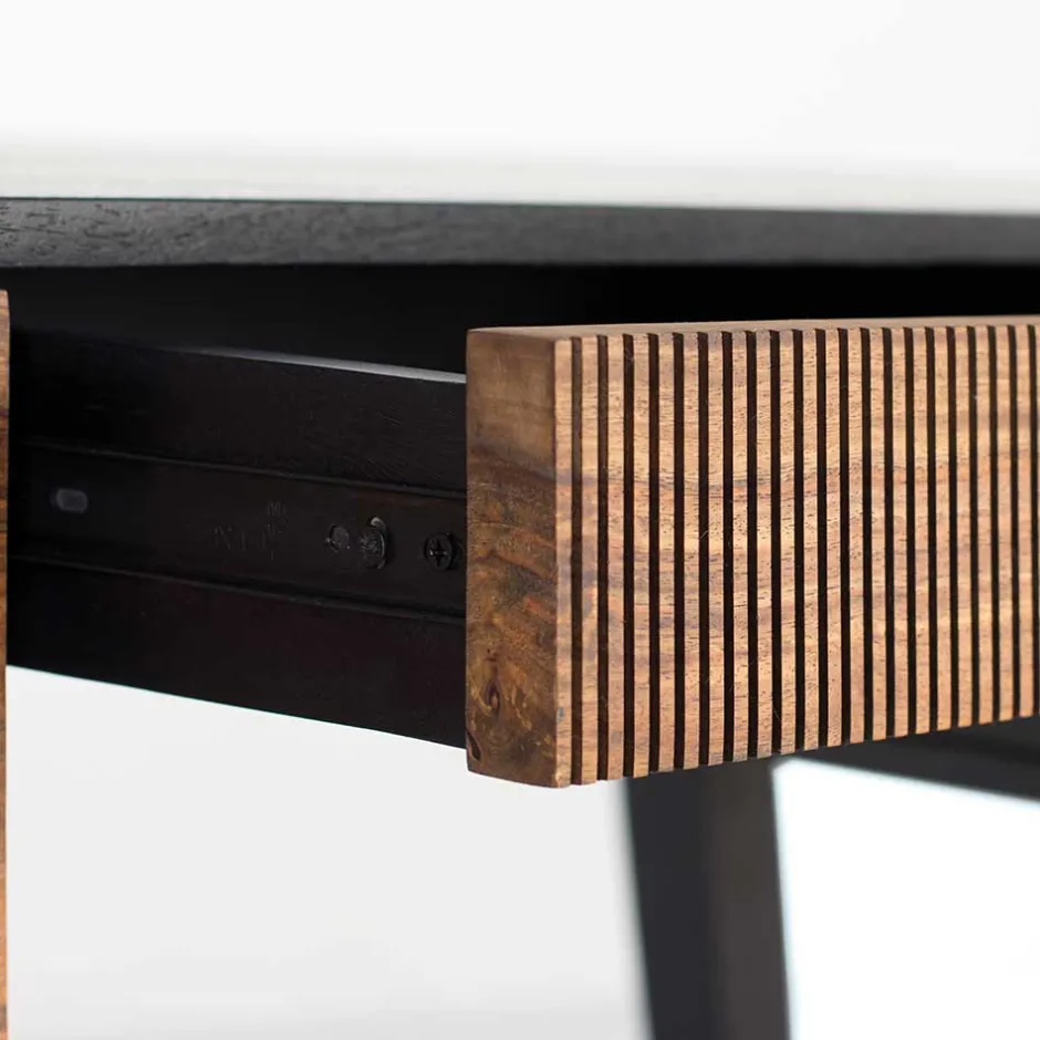 Kinder Wohnen Design Schreibtisch aus Mangoholz und Palisander - Ondarroa