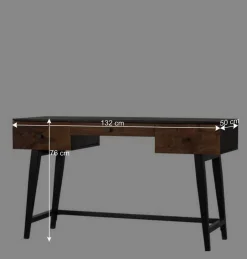 Kinder Wohnen Design Schreibtisch aus Mangoholz und Palisander - Ondarroa