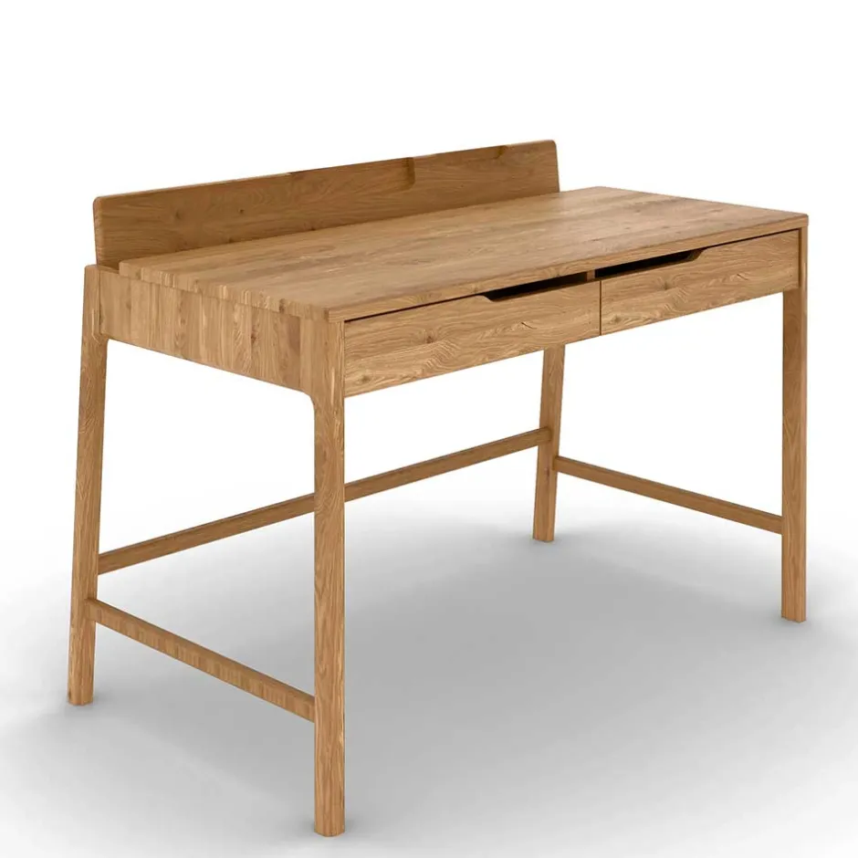 Kinder Wohnen Design Schreibtisch aus Massivholz Wildeiche - Laida