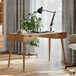 Kinder Wohnen Design Schreibtisch aus Wildeiche Massivholz - Fabijola