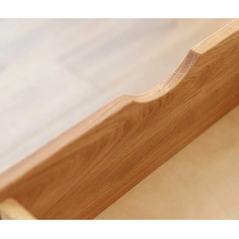 Kinder Wohnen Design Schreibtisch aus Wildeiche Massivholz - Fabijola