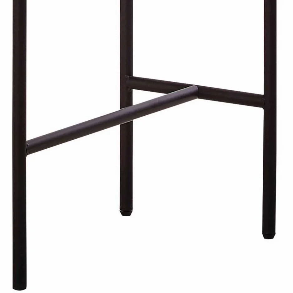 Wohnen Design Schreibtisch in Akazie Optik & Schwarz - Charme