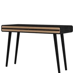 Design Schreibtisch in Schwarz mit Eiche - Diadani^Wohnen Sale