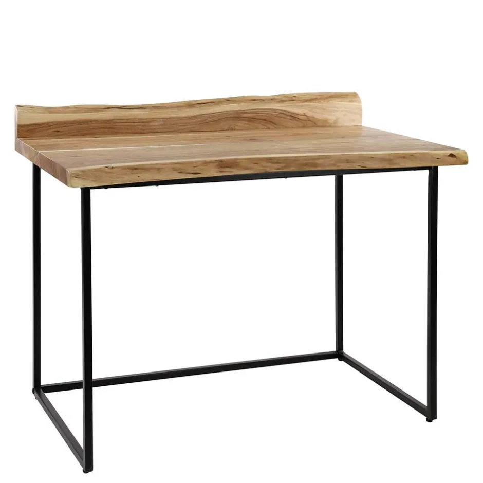 Wohnen Design Schreibtisch mit Naturkanten aus Akazie - Ilmany
