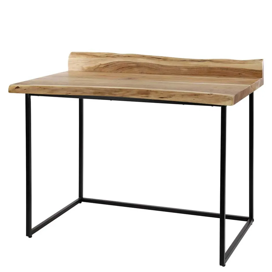 Wohnen Design Schreibtisch mit Naturkanten aus Akazie - Ilmany