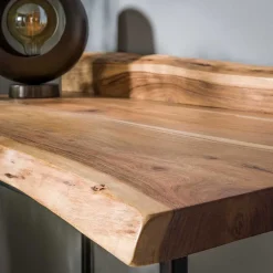 Wohnen Design Schreibtisch mit Naturkanten aus Akazie - Ilmany