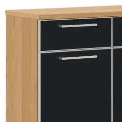 Design Schuhschrank Lalaika in Eiche Bianco Anthrazit^Wohnen Hot