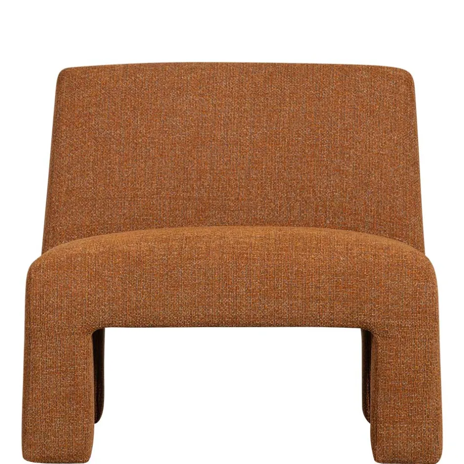 Wohnen Design Sessel in Ocker meliert - Serasmus