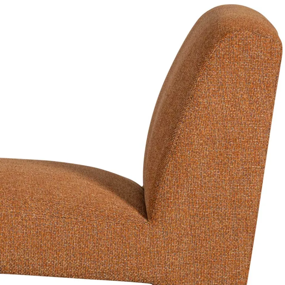 Wohnen Design Sessel in Ocker meliert - Serasmus