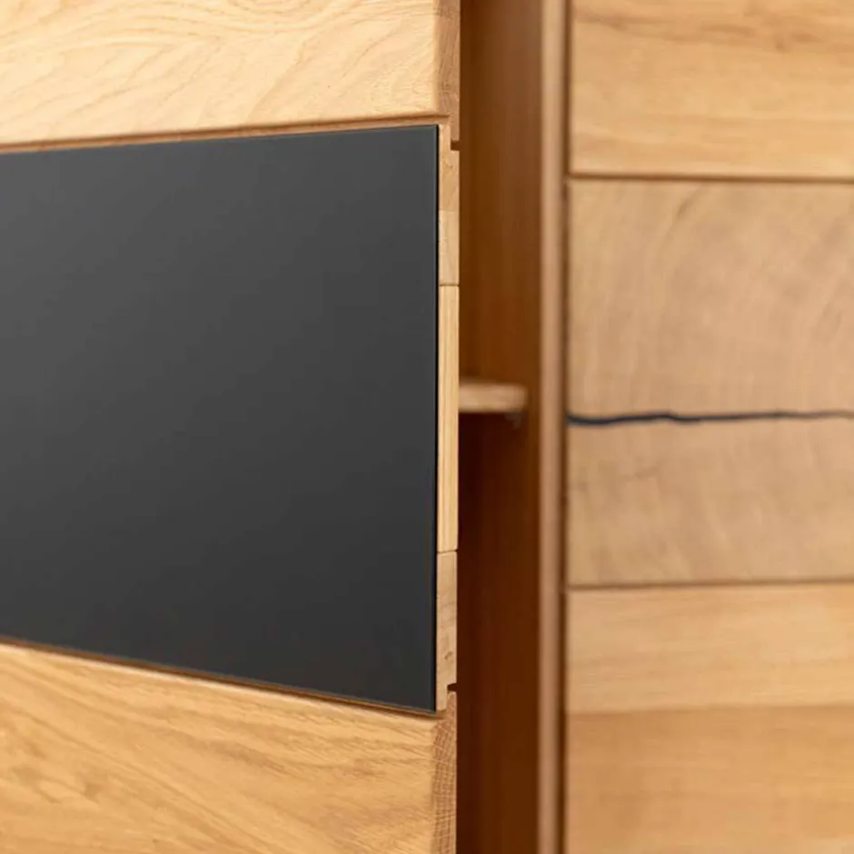 Design Sideboard aus Eiche und Glas - Masicuri^Wohnen Hot