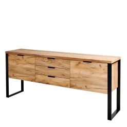 Wohnen Design Sideboard in Eiche Optik - Ilvensa