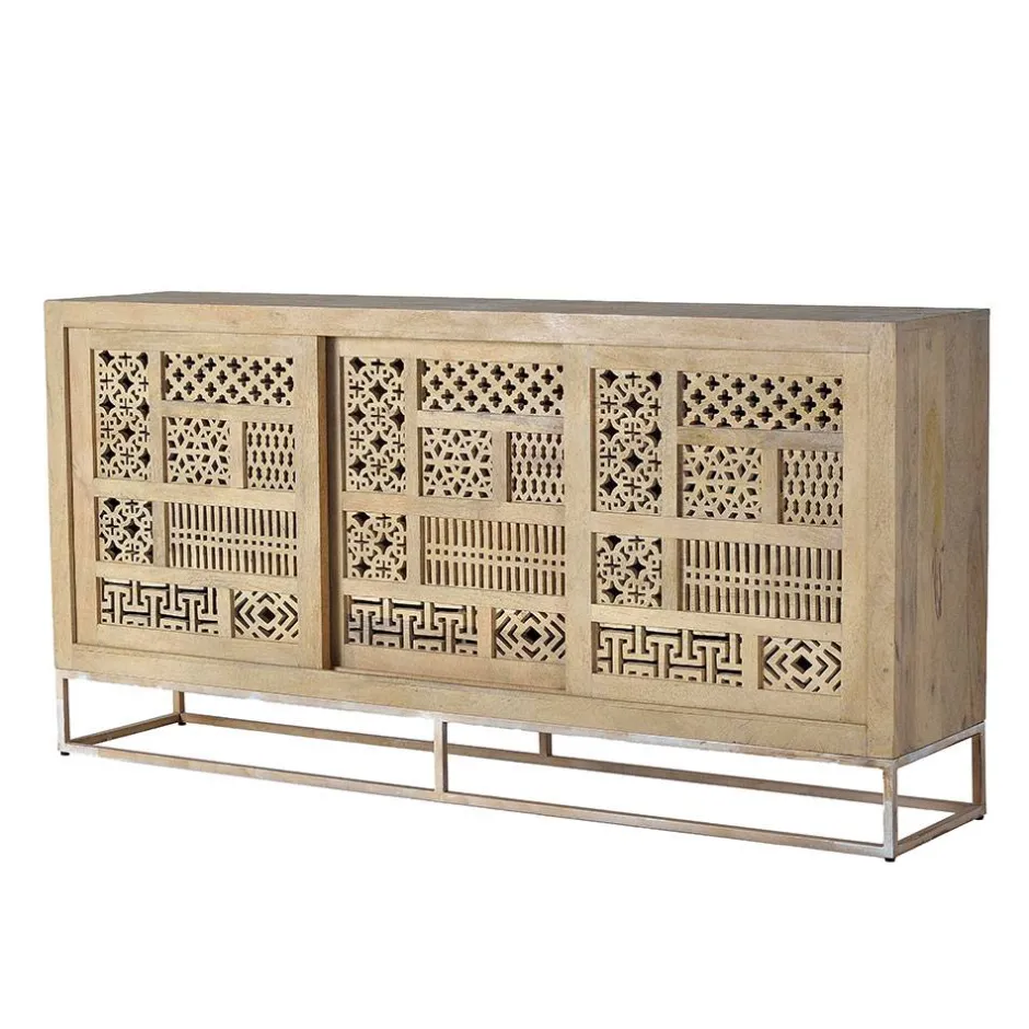 Wohnen Design Sideboard mit Ethno Flair - Valuta