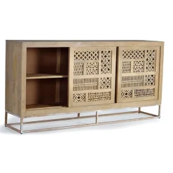 Wohnen Design Sideboard mit Ethno Flair - Valuta