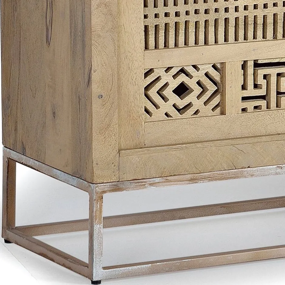Wohnen Design Sideboard mit Ethno Flair - Valuta