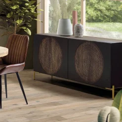 Design Sideboard mit Mandala Schnitzerei - Synessa^Wohnen Online