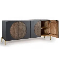 Design Sideboard mit Mandala Schnitzerei - Synessa^Wohnen Online