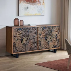 Design Sideboard mit Schnitzerei und Lack - Marcel^Wohnen Online