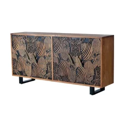 Design Sideboard mit Schnitzerei und Lack - Marcel^Wohnen Online
