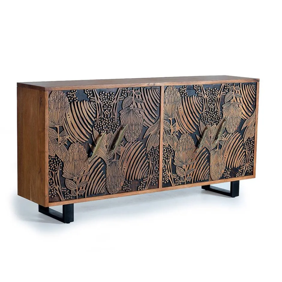 Design Sideboard mit Schnitzerei und Lack - Marcel^Wohnen Online
