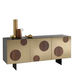 Design Sideboard mit Spiegelglas in Bronze - Fino^Wohnen Outlet